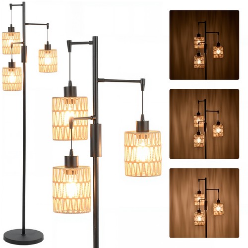 Dimmbare flammige rattan - dimmbare, 3