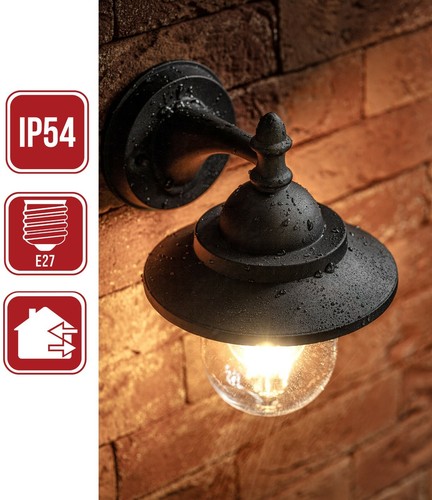 Wandlampe außen e27 klassisch - außen,