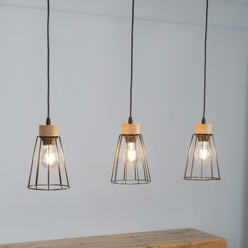 Holz pendelleuchte d107 - d107, 3