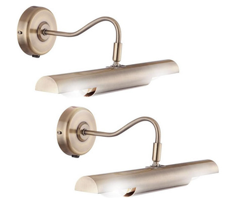 2er set wandlampe led - set,