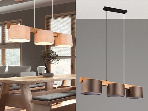 Holzbalken pendelleuchte mit - pendelleuchte,